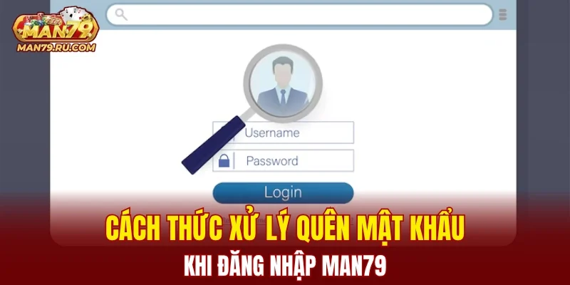 Cách thức xử lý quên mật khẩu khi đăng nhập MAN79